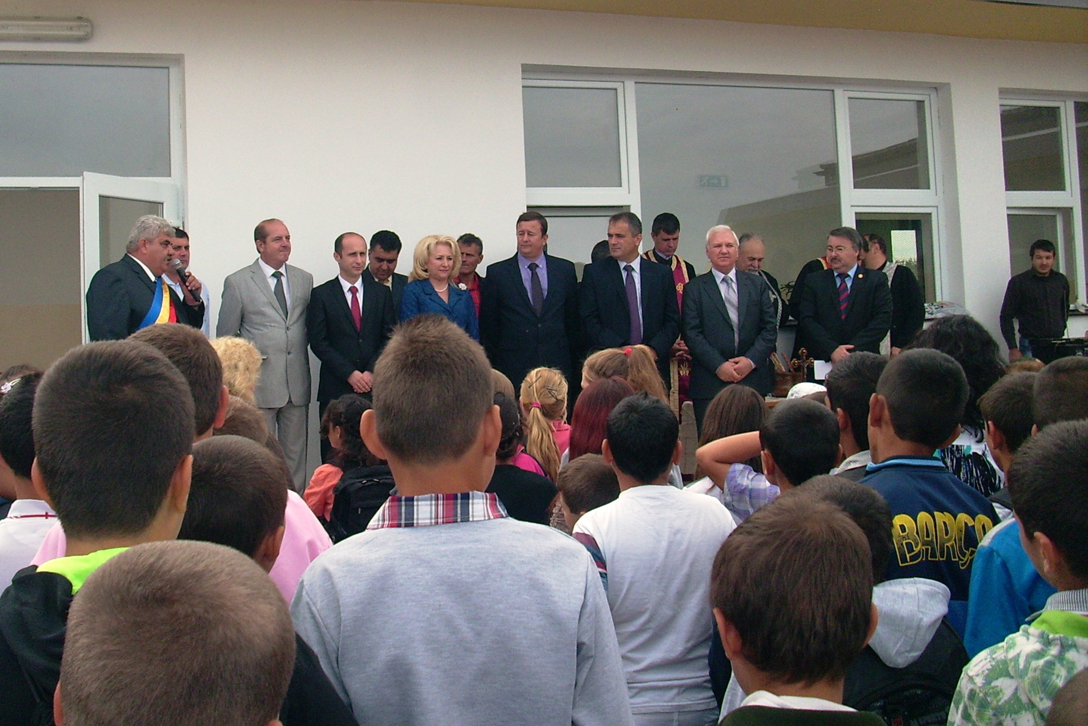 Inaugurare scoala primaria Vitanesti- Simion Nedea