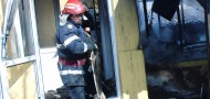 Intervenție SVSU Vitănești incendiu casă individuală- feb.2016